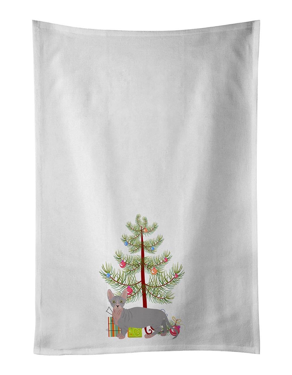 Bambino Cat Christmas Kitchen Towel Set of 2