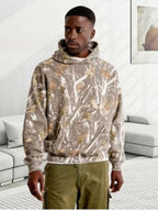 Tie dye Leaf Print Hoodie | Streetwear