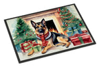 German Shepherd Cozy Christmas Doormat