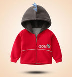 Fashionable Thick Hooded Jacket for Kids