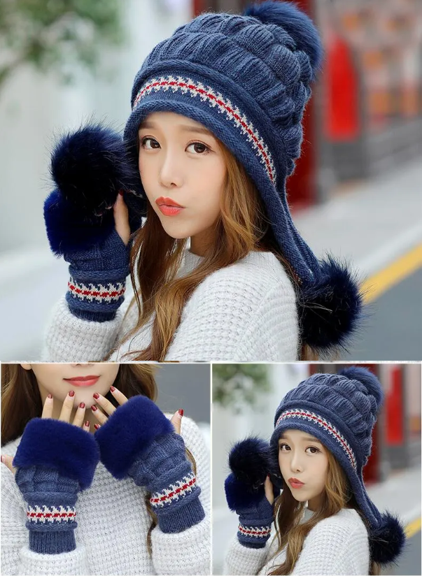 Cozy Fleece Ear Flap Beanie | Embroidered Cap