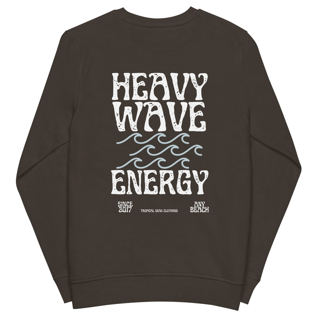 Men's Heavy Wave Energy Organic Sweatshirt | Streetwear
