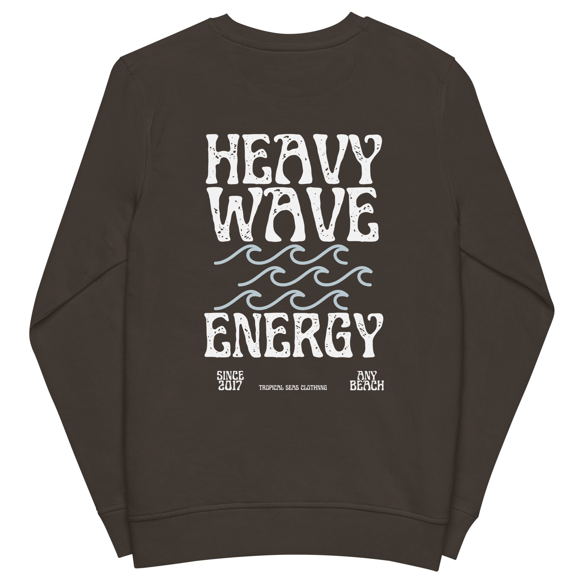 Men's Heavy Wave Energy Organic Sweatshirt | Streetwear