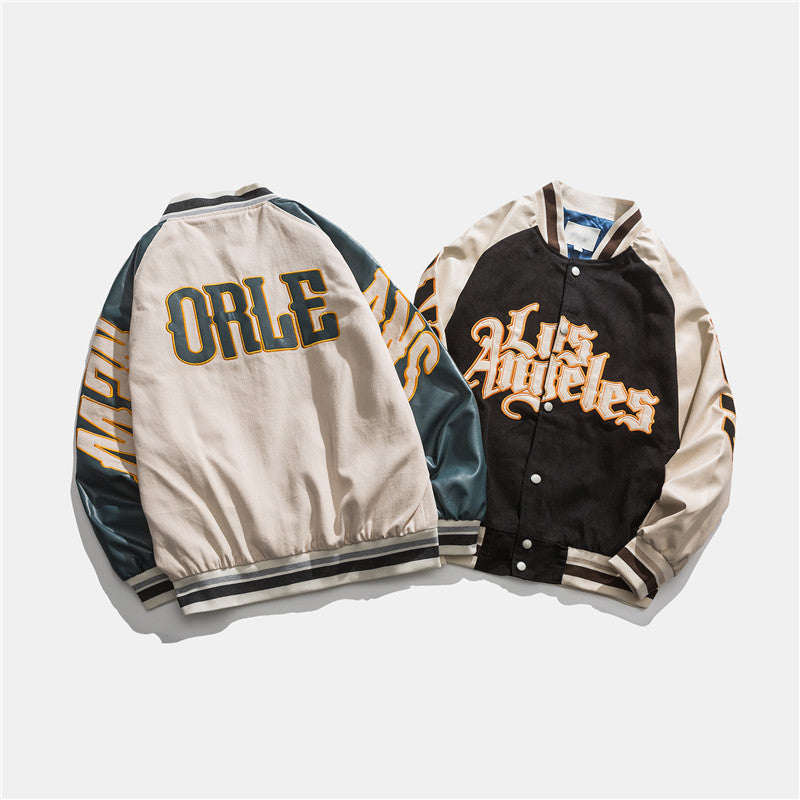 Japanese Baseball Collar Preppy Fashion Jacket