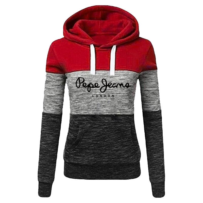 Stitched Print Women's Hoodie Sweater | Streetwear