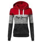 Stitched Print Women's Hoodie Sweater | Streetwear