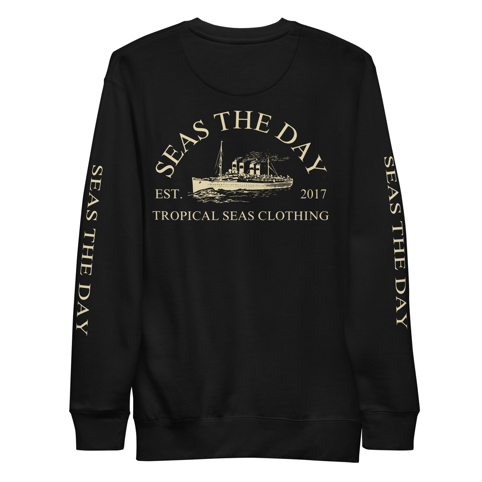 Seas The Day Ship Premium Sweatshirt | Streetwear