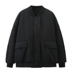 Women's Fashionable Casual All-match Loose Cotton-padded Jacket