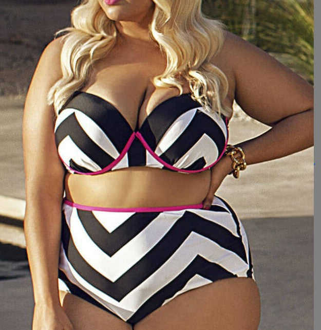 Plus Size Two-Piece Bikini for Curvy Women