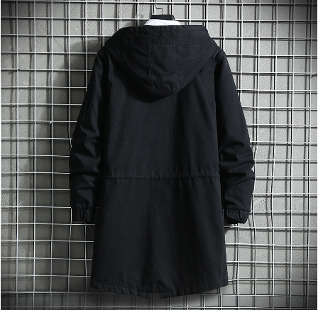 Plus Size Men's Casual Hooded Fashion Jacket