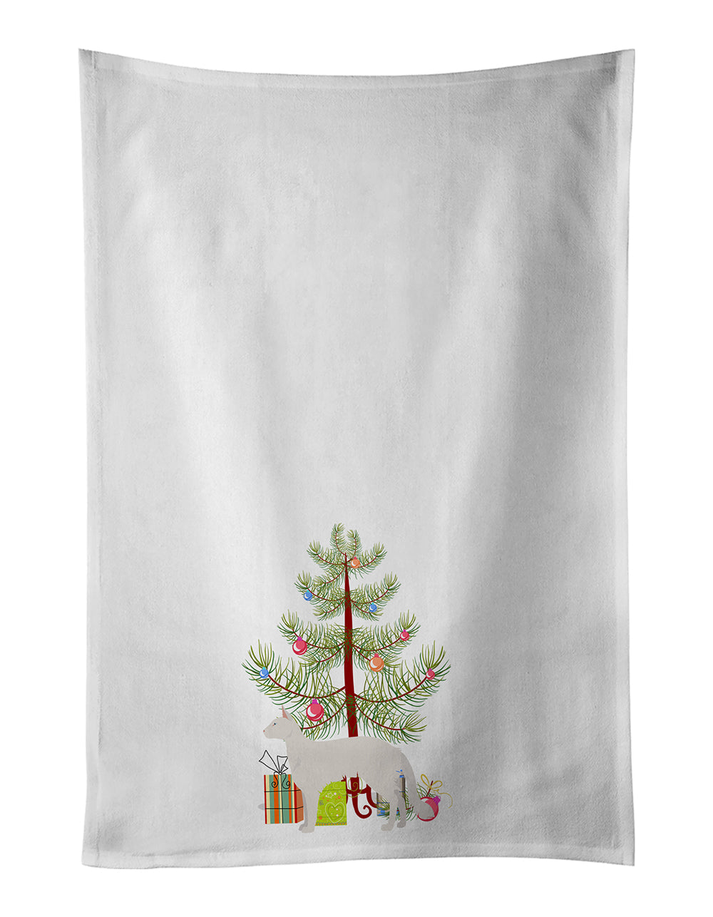 Balinese Cat Christmas Kitchen Towel Set of 2
