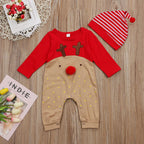 New Christmas Colorful Embroidered Baby Romper