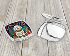 Coton De Tulear Christmas Compact Mirror