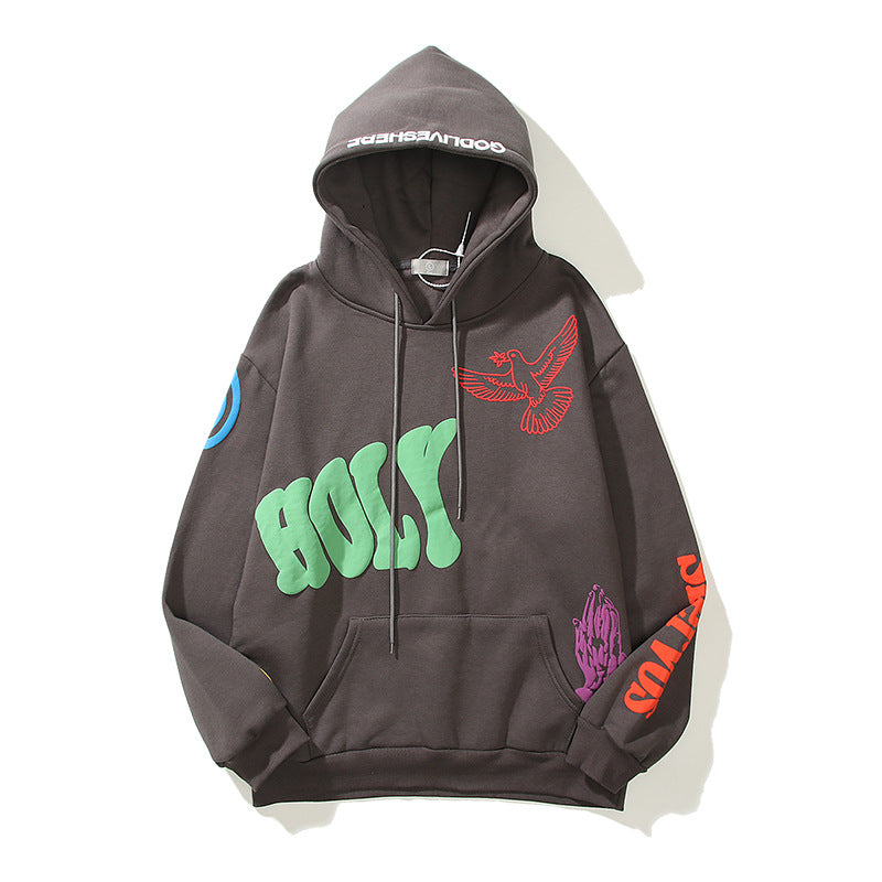 3D Foam Graffiti Printed Hoodie for Autumn & Winter | Streetwear