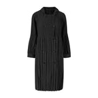 Loose Mid-Length Double-Breasted Fashion Trench Coat