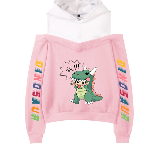 Off-the-Shoulder Hoodie for Women - Stylish and Trendy | Streetwear