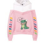Off-the-Shoulder Hoodie for Women - Stylish and Trendy | Streetwear