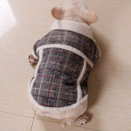 Fadou Chenery Pet Fashion Plush Zipper Coat for Dogs