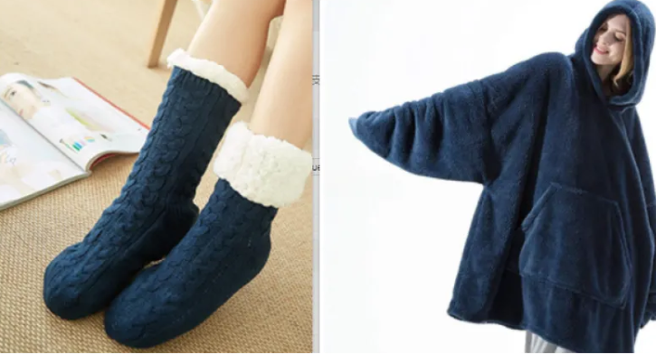 Oversized Fleece Sweatshirt Blanket