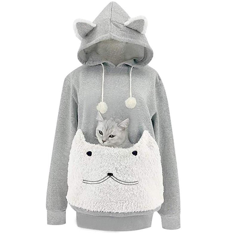 Hooded Long Sleeve Sweater for Europe and America