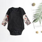 Tattoo Fake Two-Piece Bodysuit Outfit