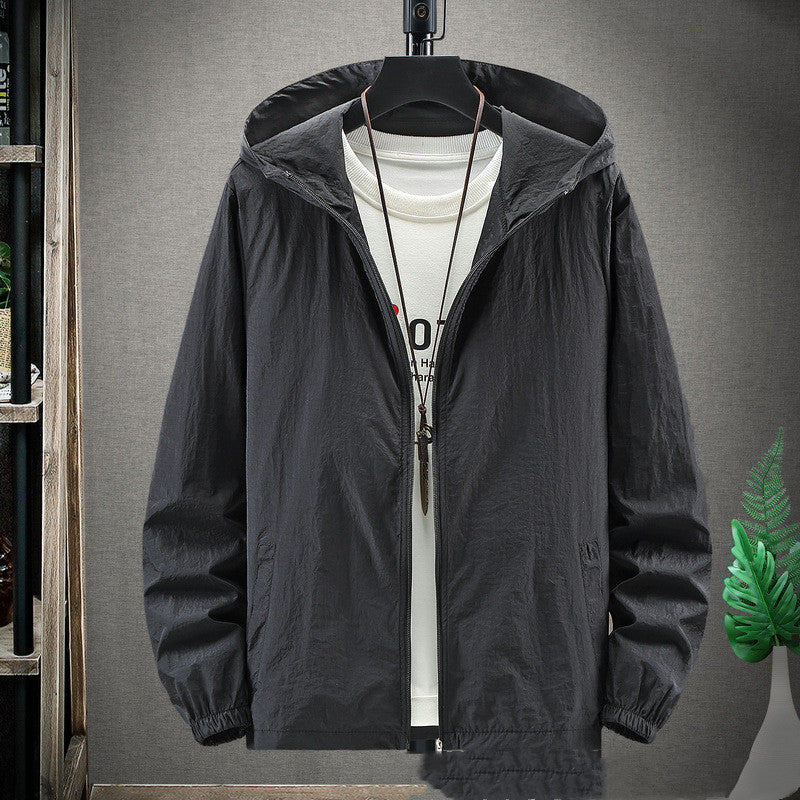 Customized Men's Outdoor UV Protection Windbreaker Coat