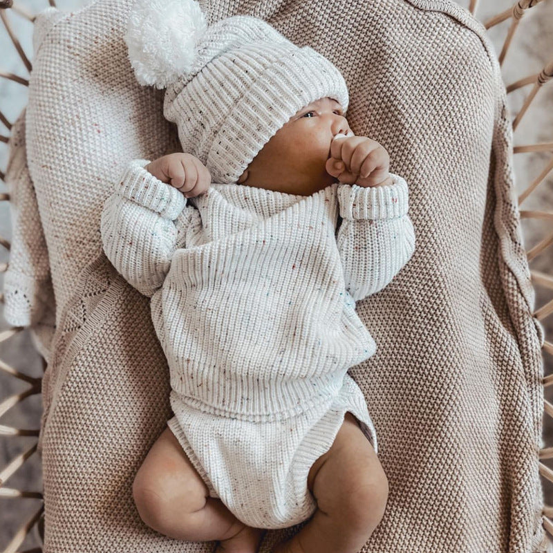 Loose Knitted Children's Sweater for Autumn & Winter