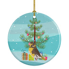 Spanish Canary Merry Christmas Ceramic Ornament