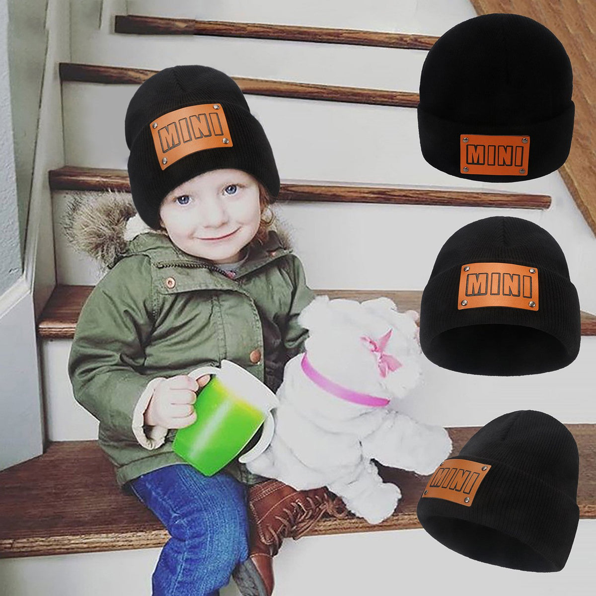 Children's Knitted Pullover Hat - Fashion Personality