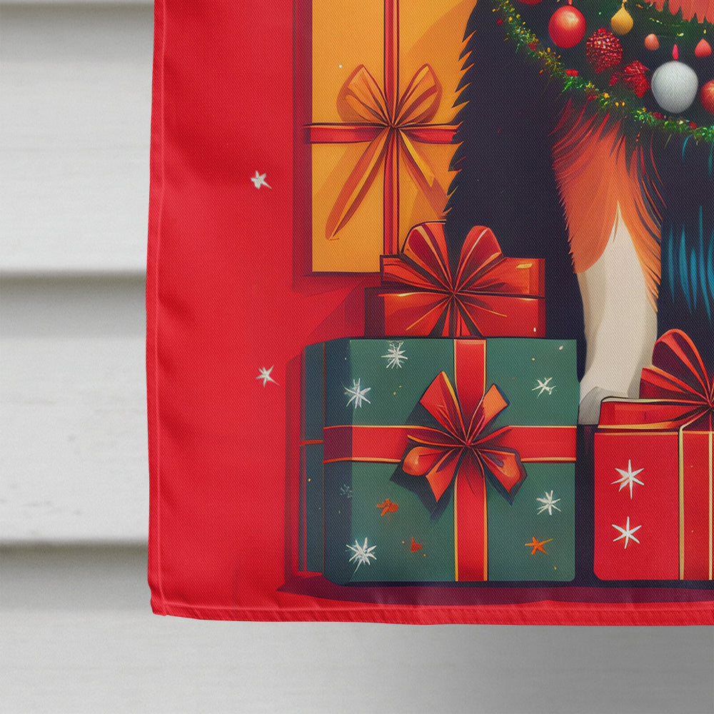 Finnish Lapphund Holiday Christmas House Flag