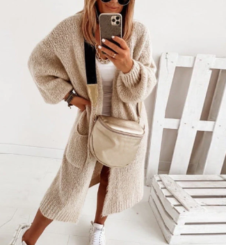 WOLFF Plus Size Premium Quality Knit Cardigan (One Piece)