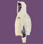 Halloween Print Zip-Up Cardigan Sweatshirt | Streetwear