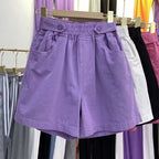 Women's Summer High-Waisted Loose Fit Shorts