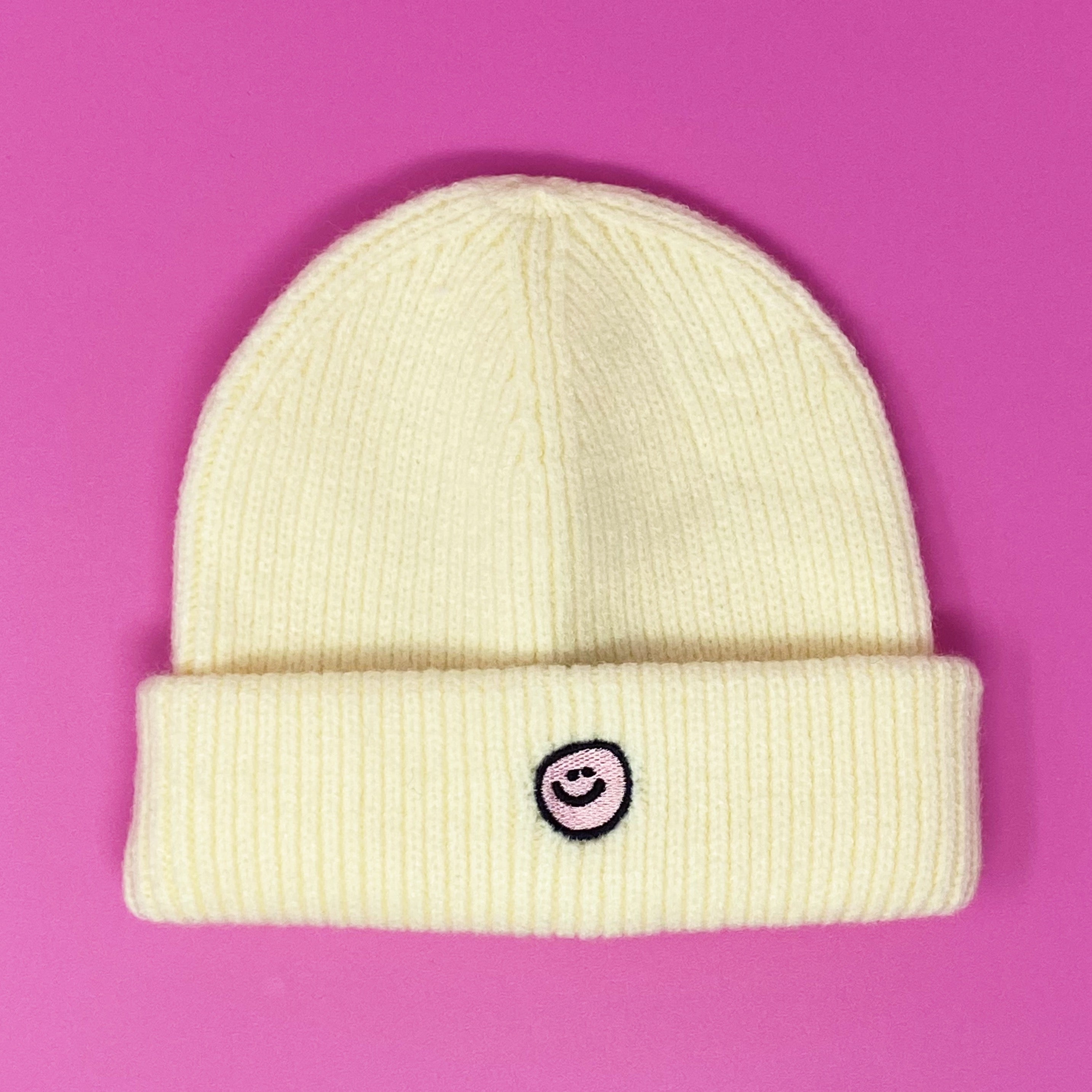Simply Smile Beanie | Embroidered Cap