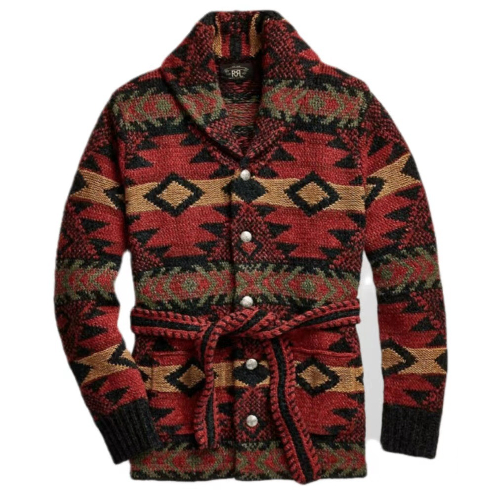 Thick Mid-Length Sweater Coat for Autumn and Winter