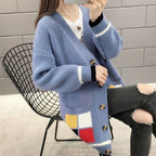 Versatile Fashionable Loose Knitted Outer Coat