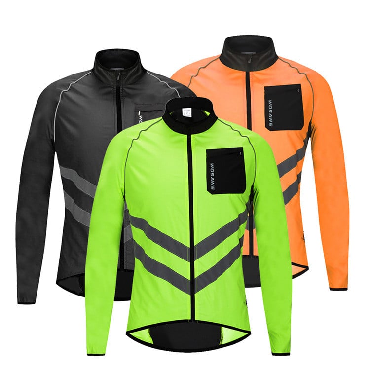 Reflective Jacket for Cycling and Fishing Activities