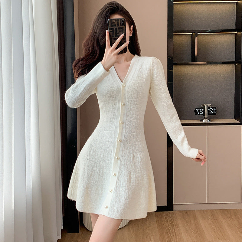 Casual New Year Christmas Waist-Tight Dress