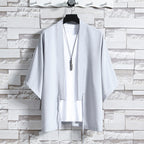 2024 Summer Men's Japanese Kimono Jacket and Shirt