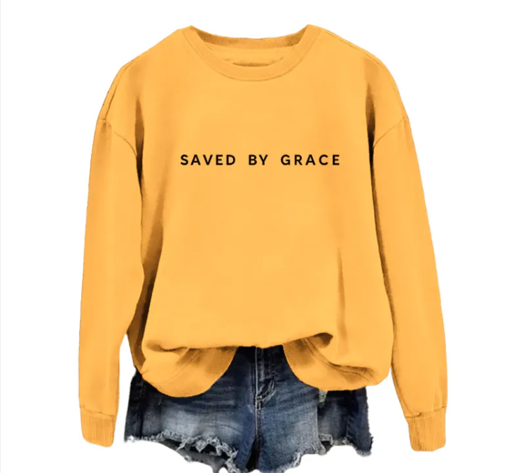 Graceful Faith Pullover Sweatshirt | Streetwear
