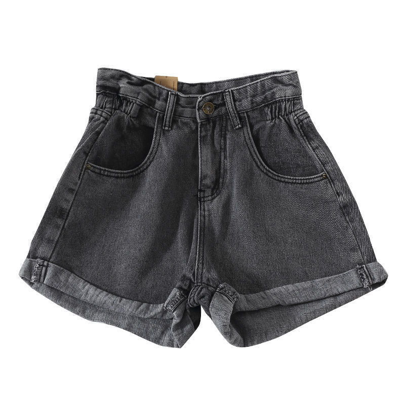 Women's High-Waisted Denim Shorts