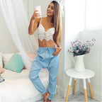 Hollow Lace Bralette Camisole