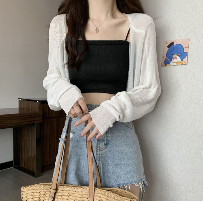 Thin All-Match Knitted Cardigan for Women