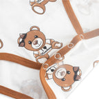 Baby White Bear Romper Bodysuit