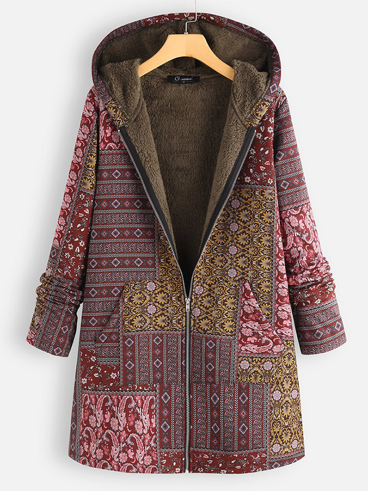 Printed Hooded Sweatshirt | Streetwear