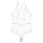 Slim Transparent Lace Bodysuit for Women