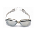 Unisex Anti-Fog Mirrored Swim Goggles with Earplugs