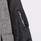 Elegant Contrast Color Long Trench Coat for Women 2024