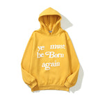 Letter Foam Print Hoodie and Fleece Sweater for All | Streetwear