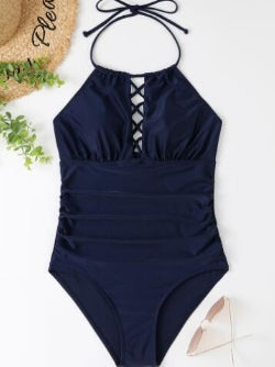Plus Size Women's Sexy Swimsuit and Bikini (One Piece)